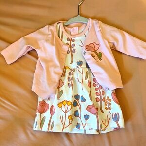 NWOT Monica + Andy Dress & Sweater Set Sz NB